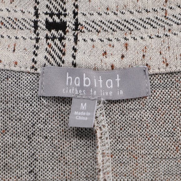 HABITAT Windowpane Plaid Swing Textured Jacket in Putty Gray Beige Size M - Picture 9 of 10
